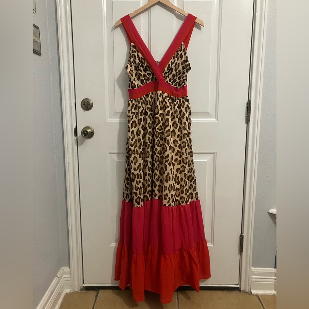 New York & company leopard print dress